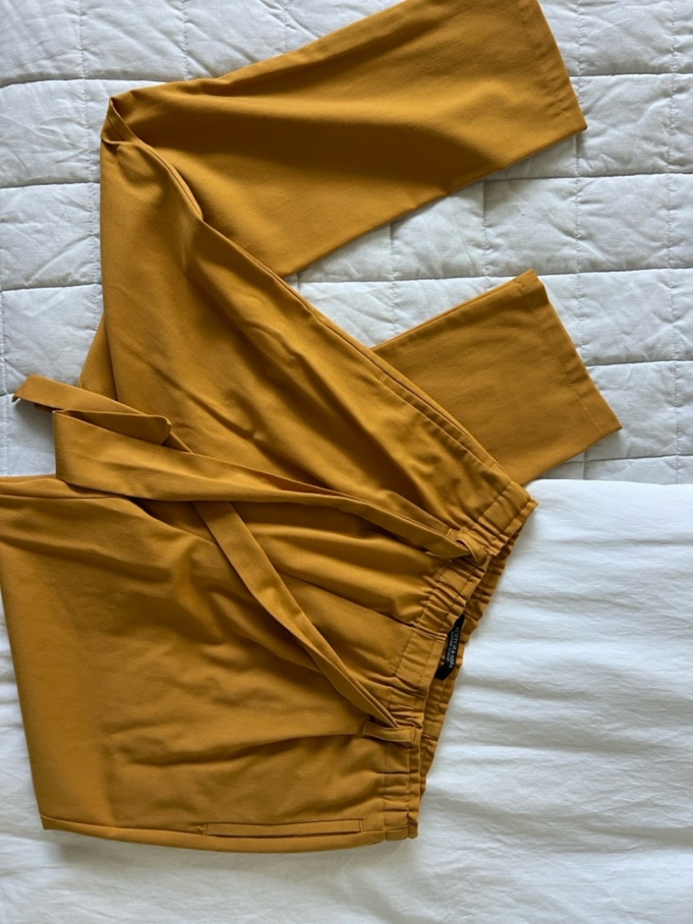 Scotch & Soda Golden Mustard Tie-Waist Top
